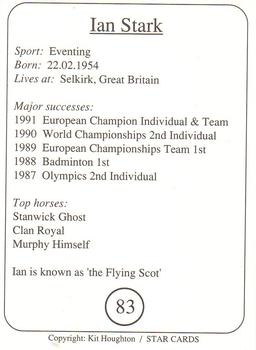 1995 Star Cards Riders of the World #83 Ian Stark Back